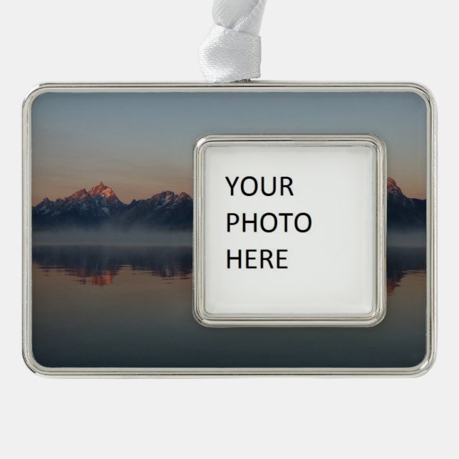 Sunrise at Jackson Dam Grand Teton National Park Christmas Ornament (Front)