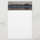 Sunrise at Jackson Dam Grand Teton National Park Stationery