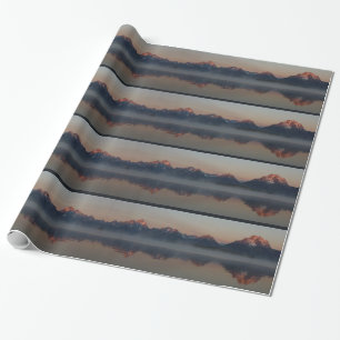 Sunrise at Jackson Dam Grand Teton National Park Wrapping Paper