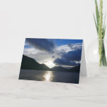 Sunrise at Lake Crescent Card