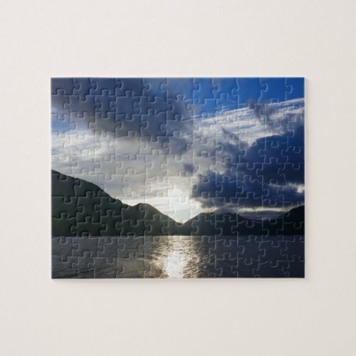 Sunrise at Lake Crescent Jigsaw Puzzle