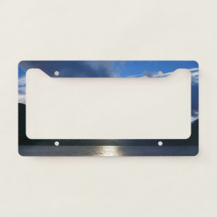 Sunrise at Lake Crescent License Plate Frame