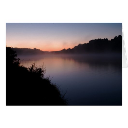 Sunrise at Lake Shenandoah Cards (Front Horizontal)