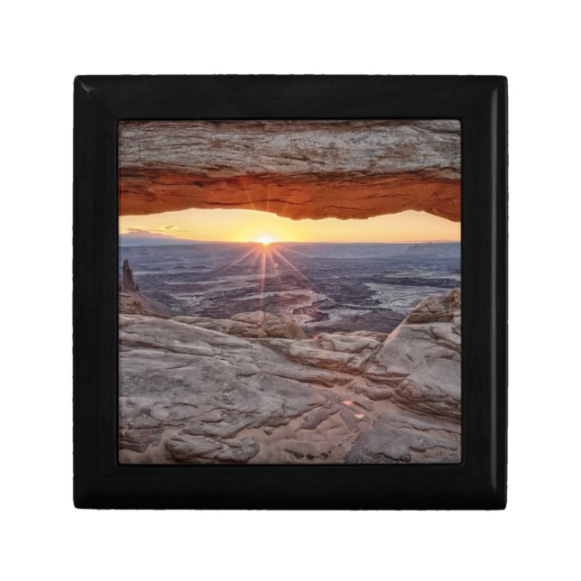 Sunrise at Mesa Arch, Canyonlands National Park Gift Box (Front)