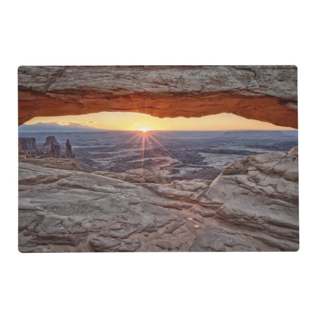 Sunrise at Mesa Arch, Canyonlands National Park Placemat (Front)