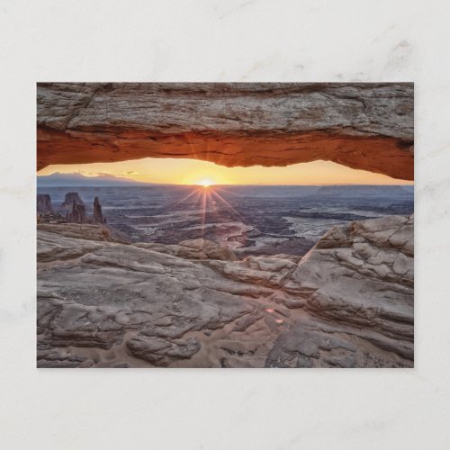 Sunrise at Mesa Arch Canyonlands National Park Postcard