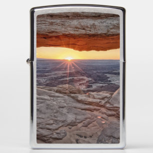 Sunrise at Mesa Arch, Canyonlands National Park Zippo Lighter