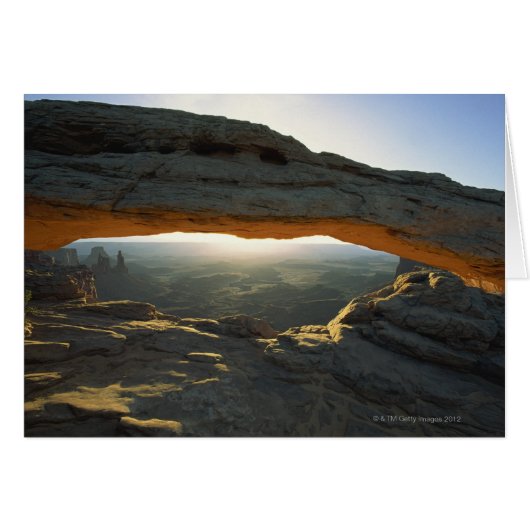 Sunrise at Mesa Arch Cards (Front Horizontal)