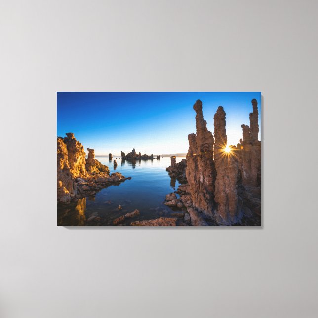 Sunrise at Mono lake, California Canvas Print (Front)