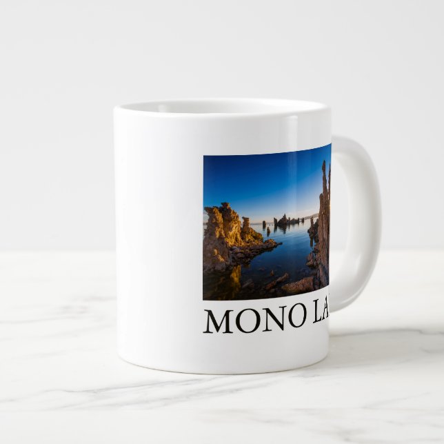 Sunrise at Mono lake, California Giant Coffee Mug (Front Right)