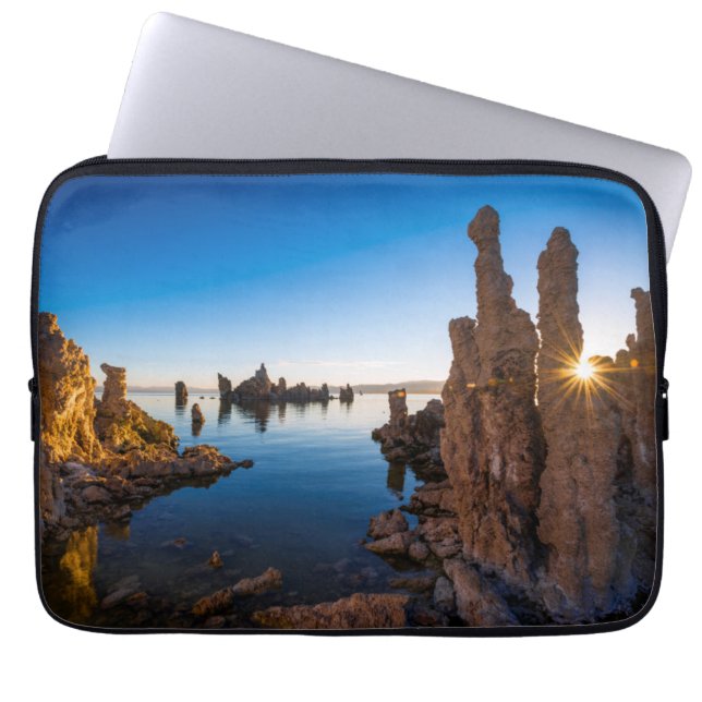 Sunrise at Mono lake, California Laptop Sleeve (Front)