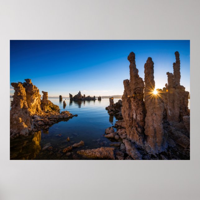 Sunrise at Mono lake, California Poster (Front)