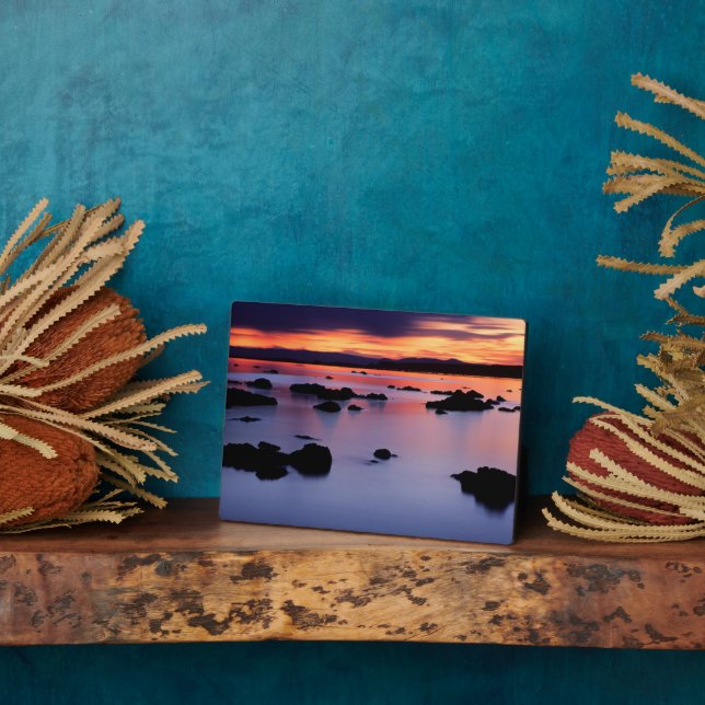 Sunrise at Mono Lake Plaque (Side)