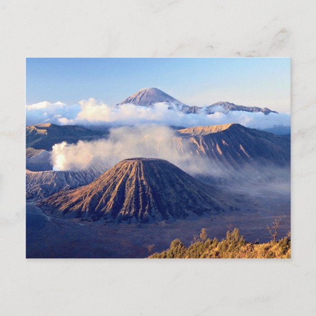 Sunrise at Mount Bromo, Java, Indonesia Postcard (Front)