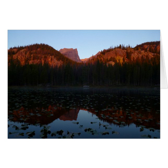 Sunrise at Nymph Lake I Cards (Front Horizontal)