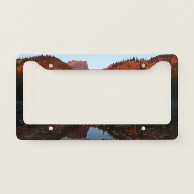Sunrise at Nymph Lake I License Plate Frame (Front)