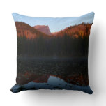 Sunrise at Nymph Lake I Throw Pillow