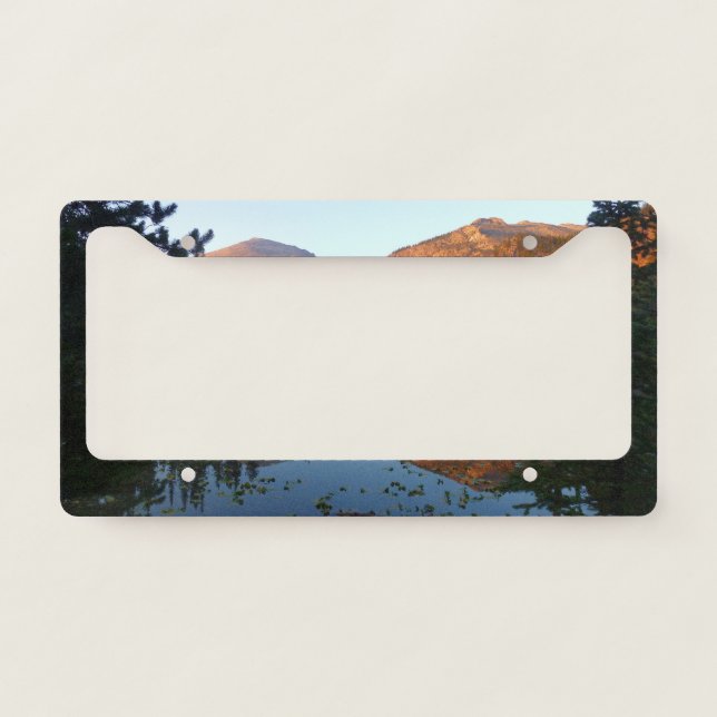 Sunrise at Nymph Lake II License Plate Frame (Front)
