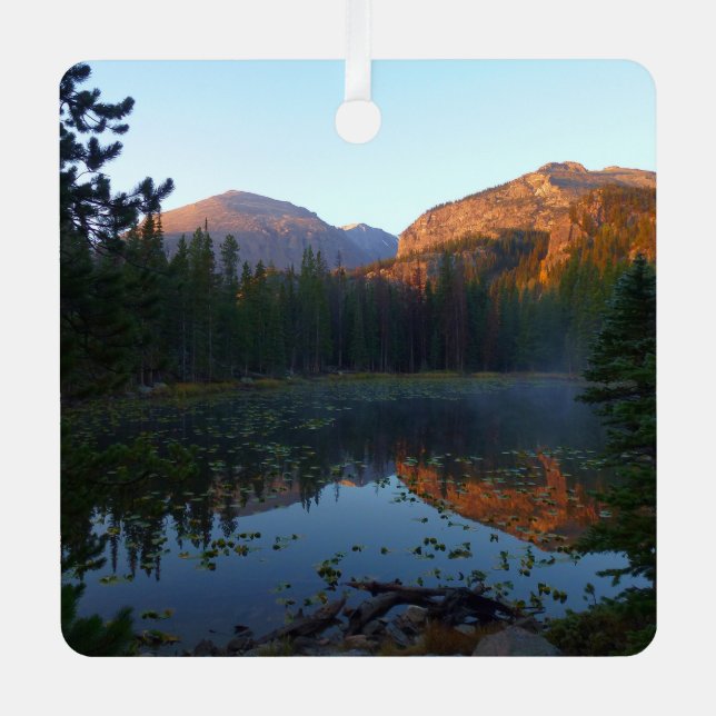 Sunrise at Nymph Lake II Metal Ornament (Front)