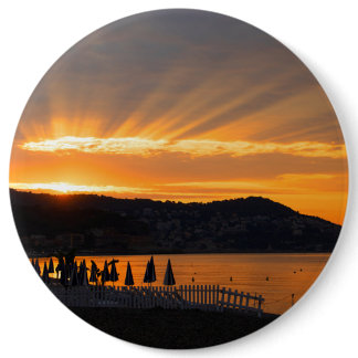 Sunrise At Promenade des Anglais Button