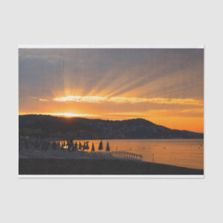 Sunrise At Promenade des Anglais Tissue Paper