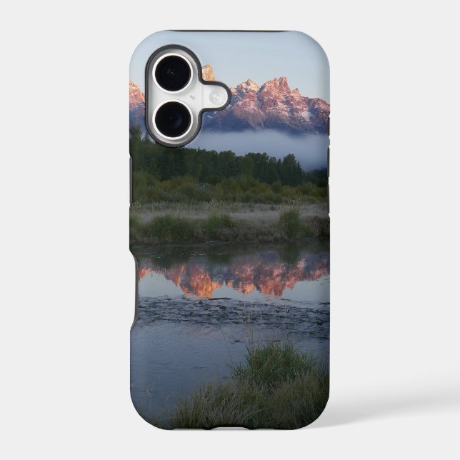 Sunrise at Schwabacker Landing at Grand Teton Case-Mate iPhone Case (Back)