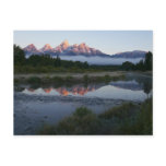 Sunrise at Schwabacker Landing at Grand Teton Postcard