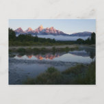 Sunrise at Schwabacker Landing at Grand Teton Postcard
