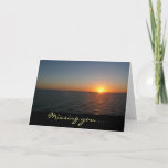 Sunrise at Sea Card