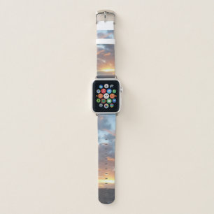 Sunrise at Sea I Pastel Seascape Apple Watch Band