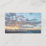 Sunrise at Sea I Pastel Seascape Business Card