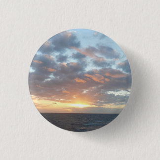 Sunrise at Sea I Pastel Seascape Button