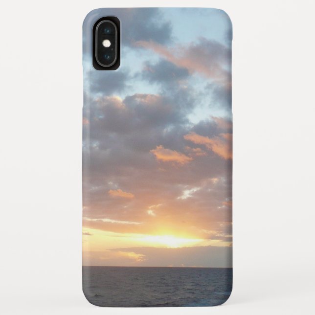 Sunrise at Sea I Pastel Seascape Case-Mate iPhone Case (Back)