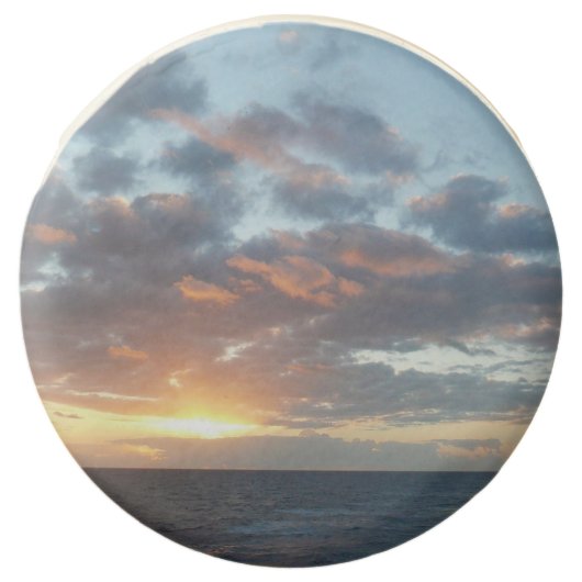 Sunrise at Sea I Pastel Seascape Chocolate Covered Oreo (Front)