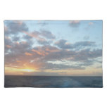 Sunrise at Sea I Pastel Seascape Cloth Placemat