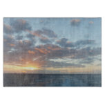 Sunrise at Sea I Pastel Seascape Cutting Board