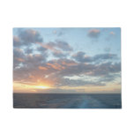 Sunrise at Sea I Pastel Seascape Doormat