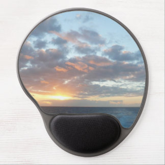Sunrise at Sea I Pastel Seascape Gel Mouse Pad