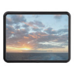 Sunrise at Sea I Pastel Seascape Hitch Cover