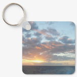 Sunrise at Sea I Pastel Seascape Keychain