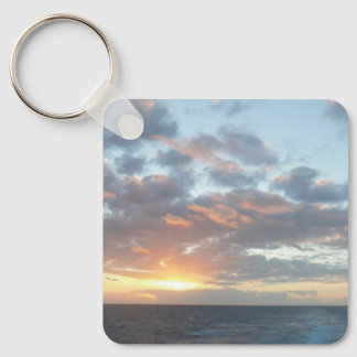 Sunrise at Sea I Pastel Seascape Keychain