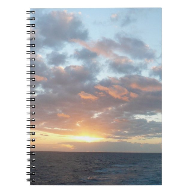 Sunrise at Sea I Pastel Seascape Notebook (Front)