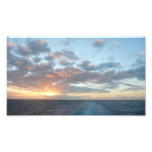 Sunrise at Sea I Pastel Seascape Photo Print