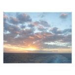 Sunrise at Sea I Pastel Seascape Photo Print