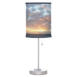 Sunrise at Sea I Pastel Seascape Table Lamp