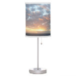 Sunrise at Sea I Pastel Seascape Table Lamp