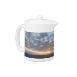 Sunrise at Sea I Pastel Seascape Teapot
