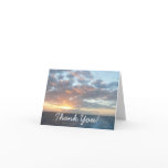 Sunrise at Sea I Pastel Seascape Thank You Card