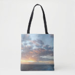 Sunrise at Sea I Pastel Seascape Tote Bag