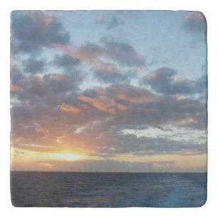 Sunrise at Sea I Pastel Seascape Trivet